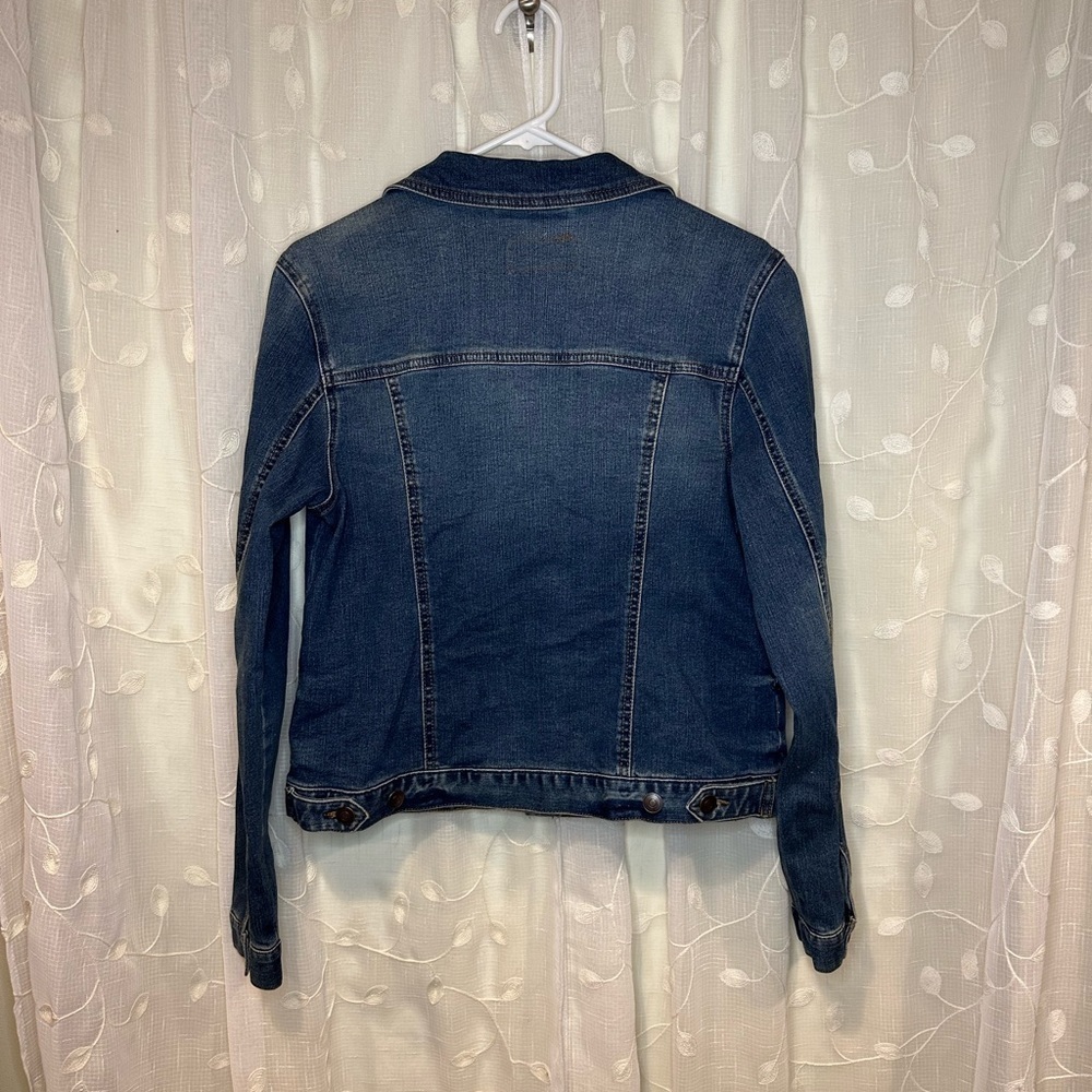 Time and Tru Denim Jean Jacket, Size Medium (8-10) - Picture 6 of 6